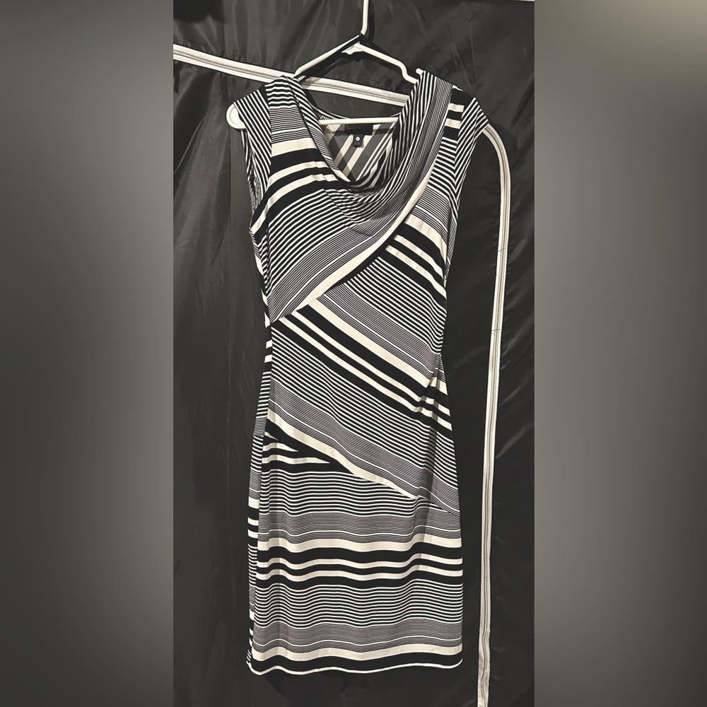 Black and white dress